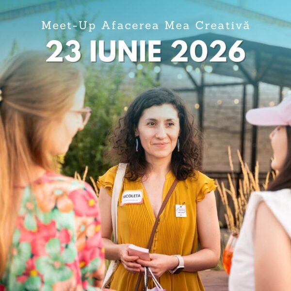 Înscriere Meet-Up Creativ 23 iunie 2026